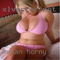Woman horny looking